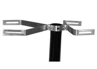 extra large mailbox mounting bracket|mailbox mount for round pole.